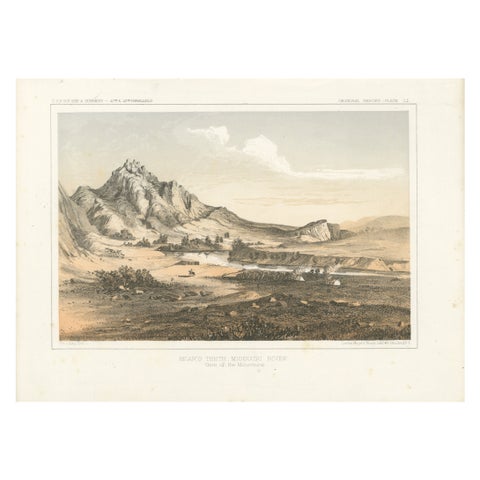 Depiction of Bear’s Teeth at the Missouri River - Gateway to the Rockies, 1856