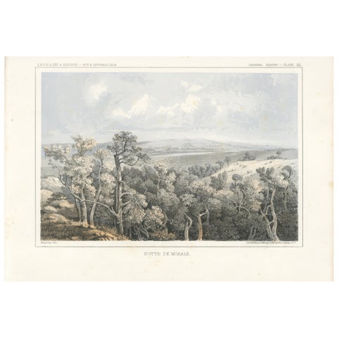 Scenic View of Butte de Morale - A Stunning 19th-Century Expedition Print, 1856