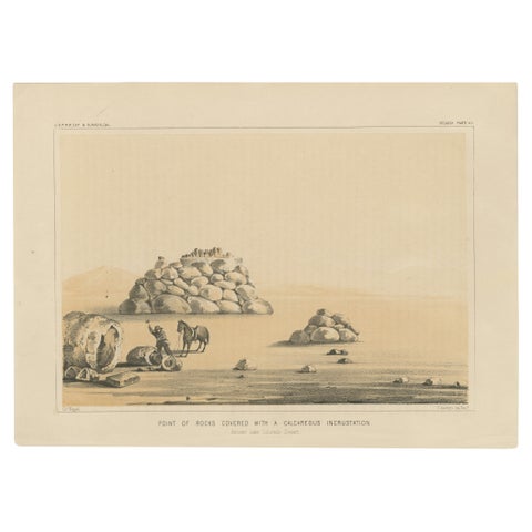 Geological Landmark: Point of Rocks in the Ancient Lake Colorado Desert, 1856