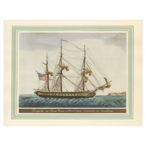 Approaching Safe Harbor: The American Frigate's Return, circa 1920