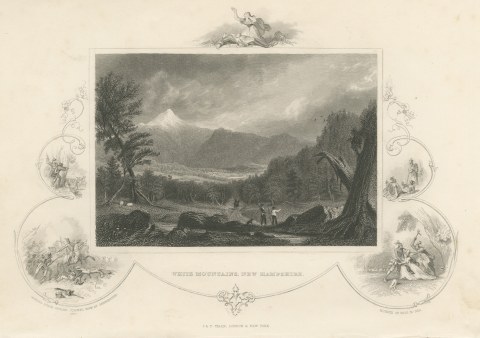 White Mountains, New Hampshire, General Stark at Bennington, circa 1850