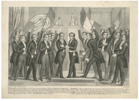 French Revolution of 1848, American Delegation to Provisional Government, c.1848