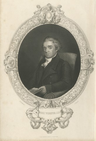 Noah Webster LL.D., Oval Portrait, S. F. B. Morse and J. Rogers, circa 1850